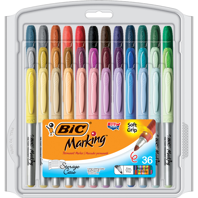 Bic Mark It Permanent Markers 36pk