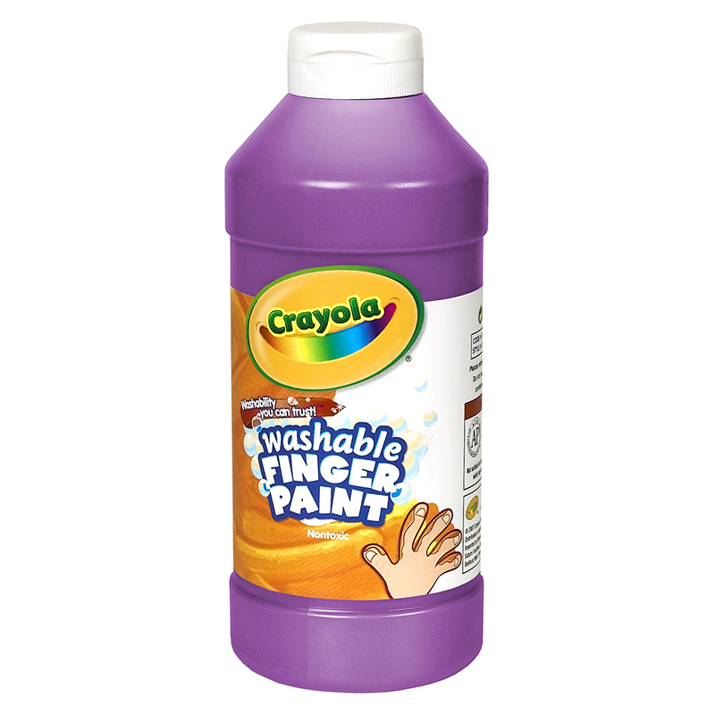 Washable Fingerpaint 16oz Violet