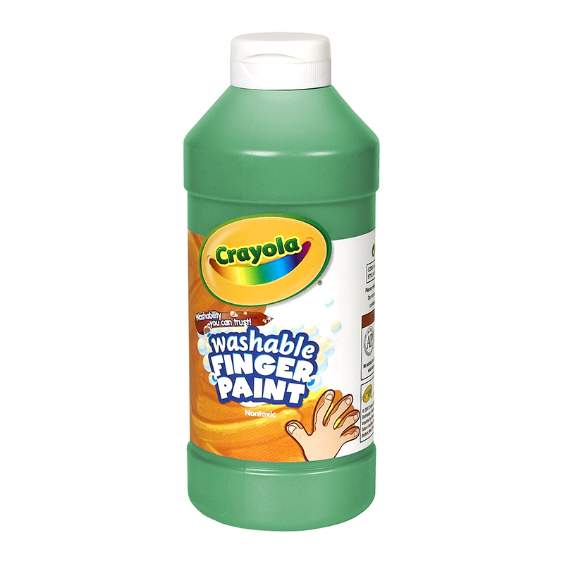 Washable Fingerpaint 16oz Green