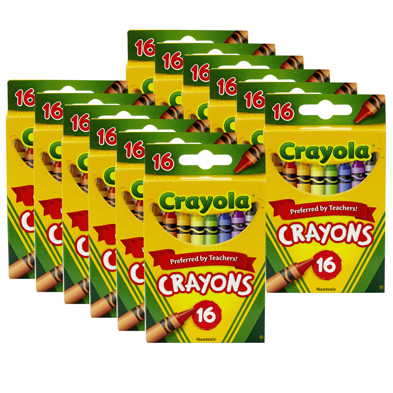 (12 Bx) Crayola Reg Size Crayons