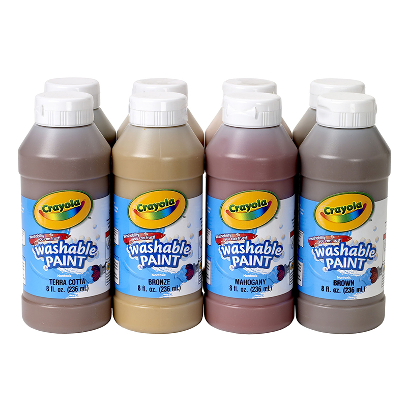 Multicultural Washable Paint 8 Asst
