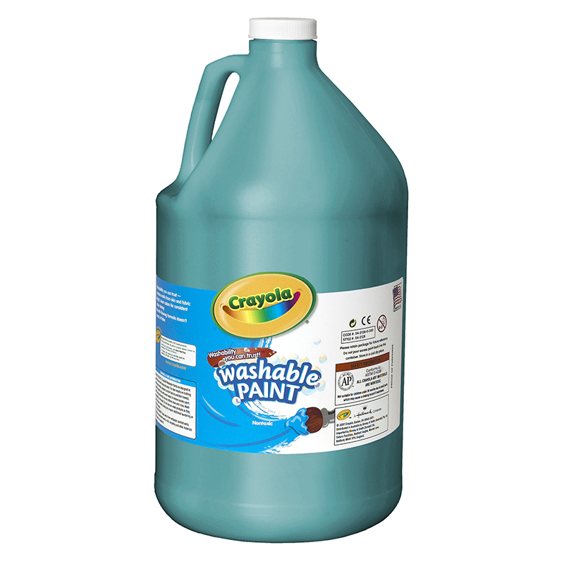 Washable Paint Gallon Turquoise