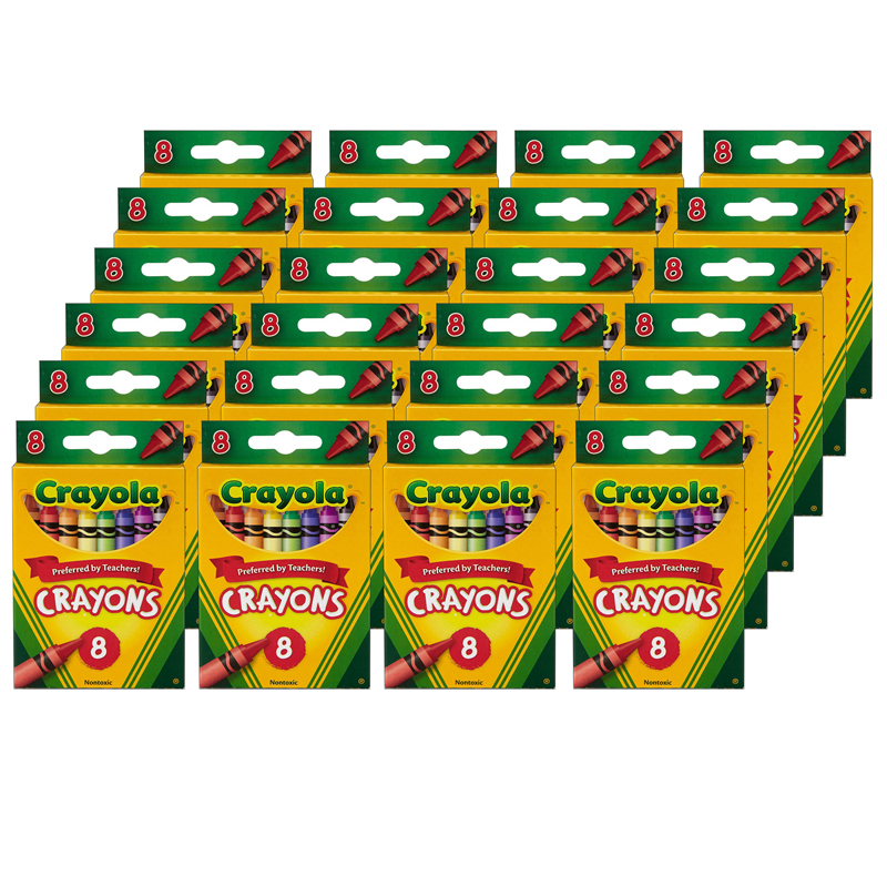 (24 Bx) Crayola Crayons 8ct Per