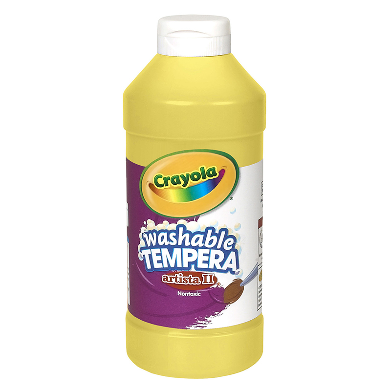 (6 Ea) Artista Ii Tempera 16 Oz Ylw