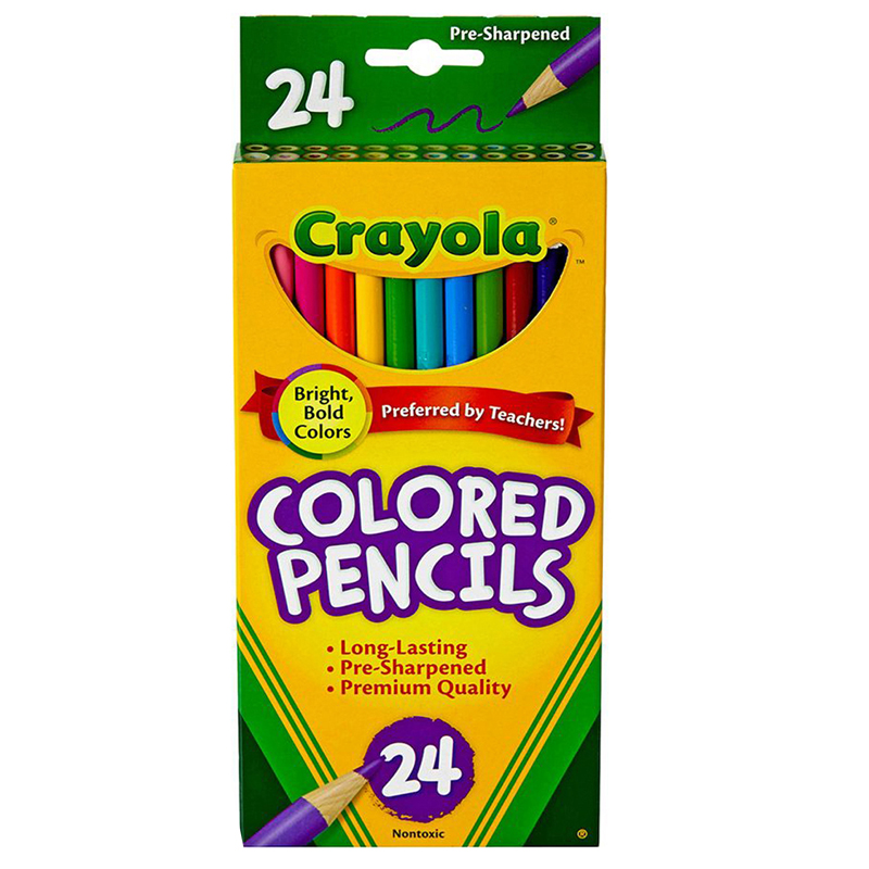 Crayola Colored Pencils 24pk Asst