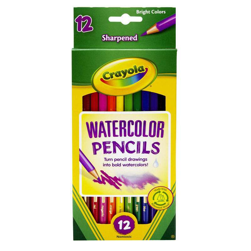 Watercolor Pencils 12ct Full Length