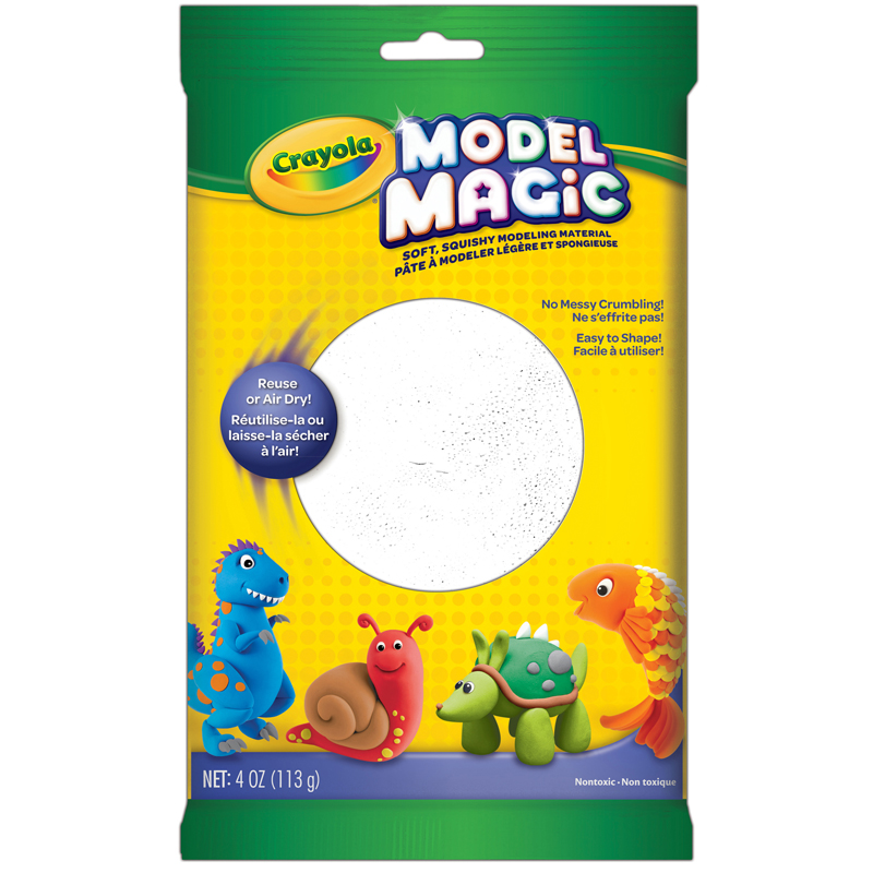 (6 Ea) Model Magic 4oz White