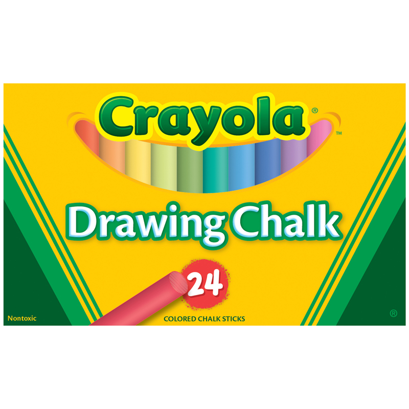 Crayola Colored Drawing Chalk 24pk