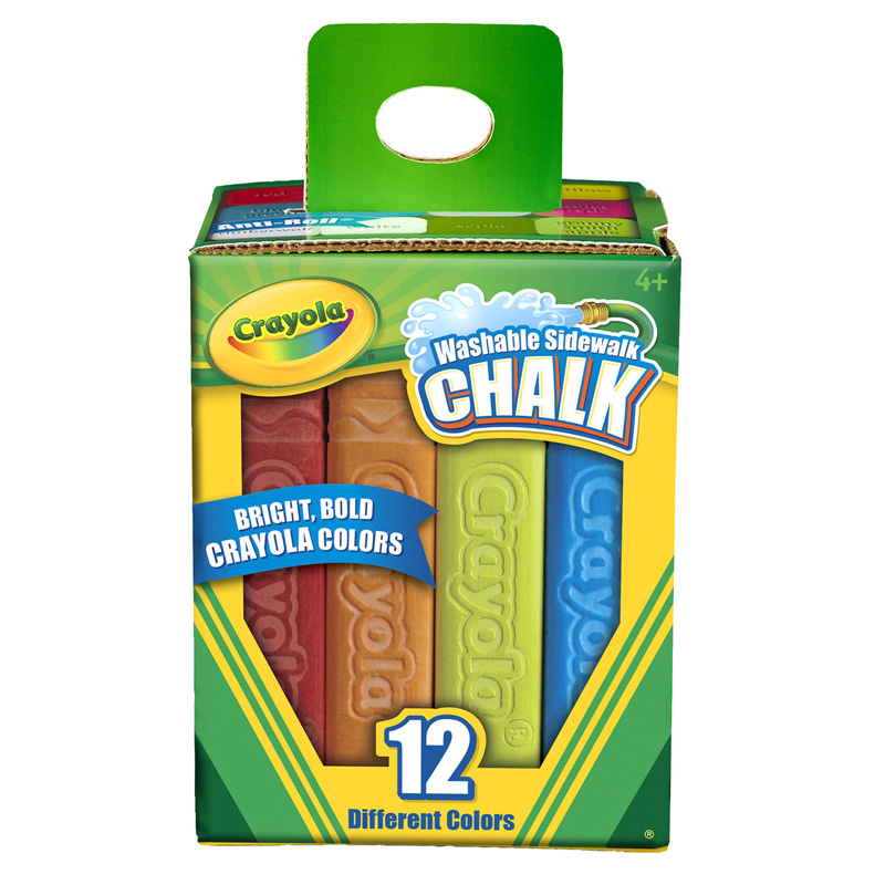 Crayola Washable Sidewalk Chalk 12