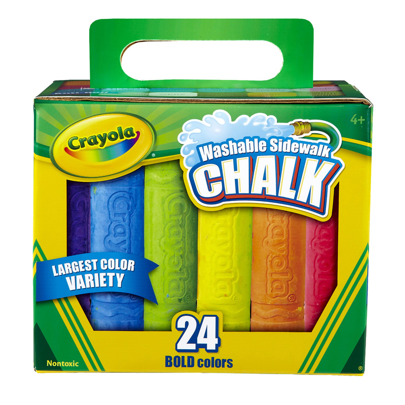 Crayola Washable Sidewalk Chalk 24