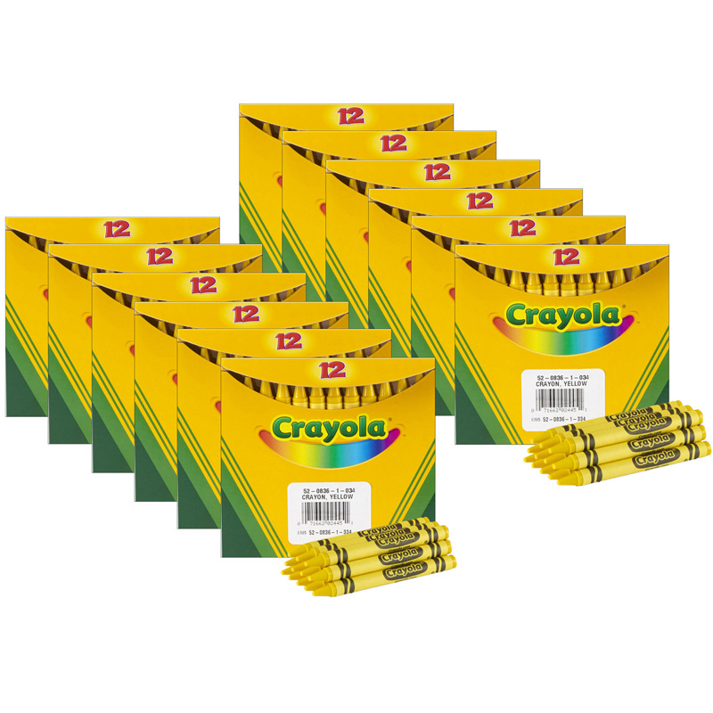 (12 Bx) Crayola Bulk Crayons 12ct