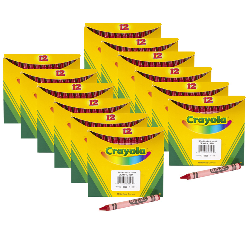 (12 Bx) Crayola Bulk Crayons 12ct