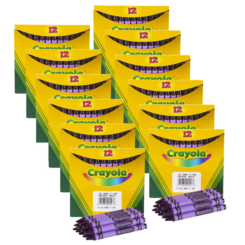 (12 Bx) Crayola Bulk Crayons 12ct