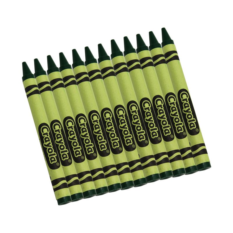 Crayola Bulk Crayons 12 Count Green