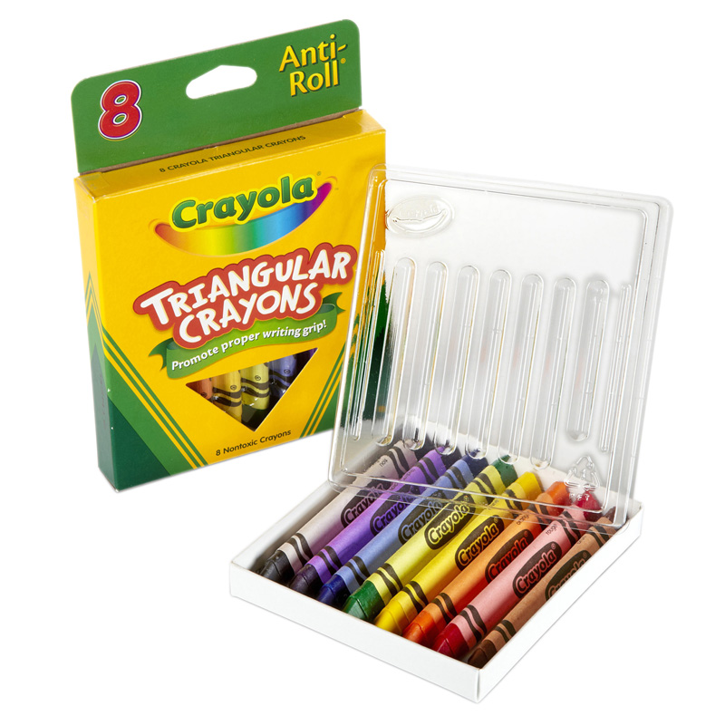 Crayola Triangular Crayons 8 Count