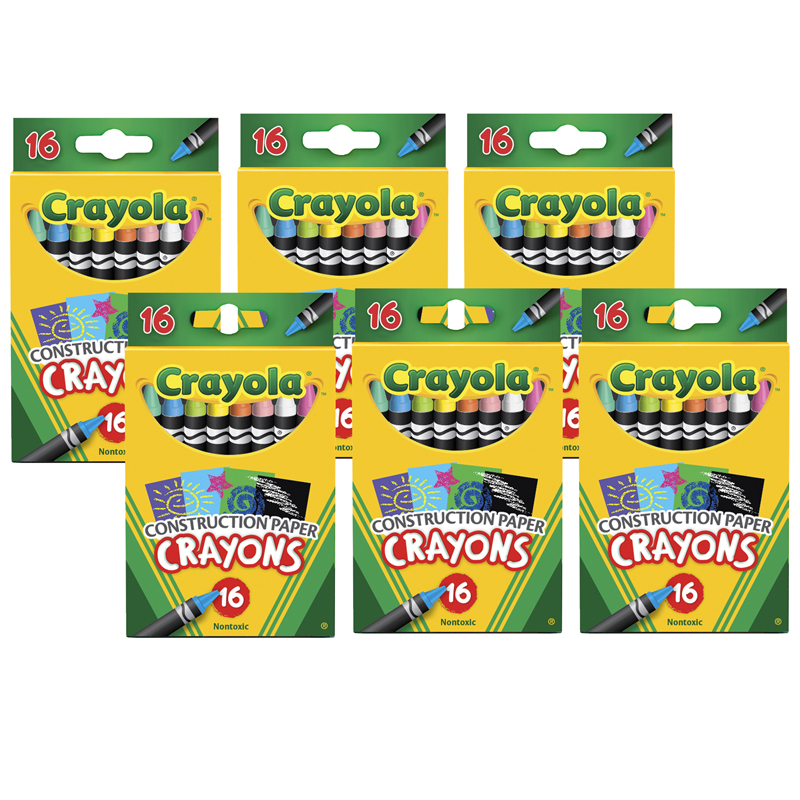 (6 Pk) Crayola 16ct Per Bx Crayons