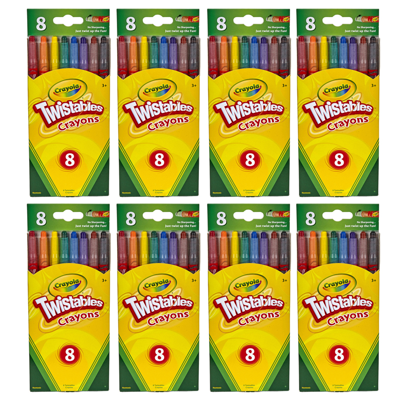 (8 Bx) Crayola Twistables Crayons