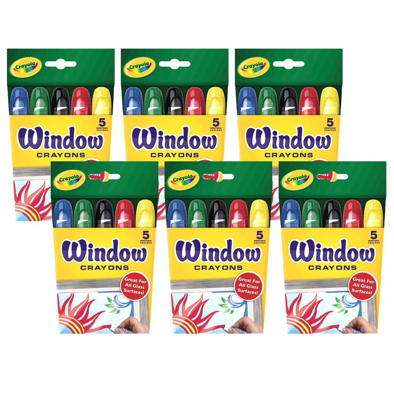 (6 Bx) Crayola Washable Window