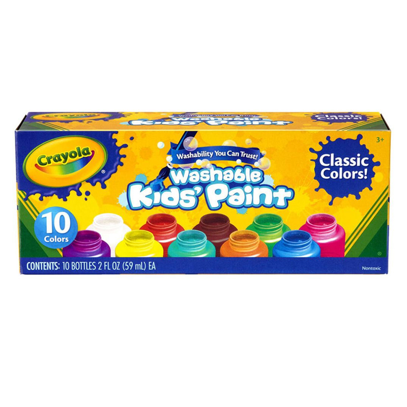 Washable Kids Paint 10 Colors