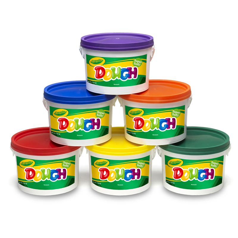 Crayola Dough Set Of 6 Tubs Red