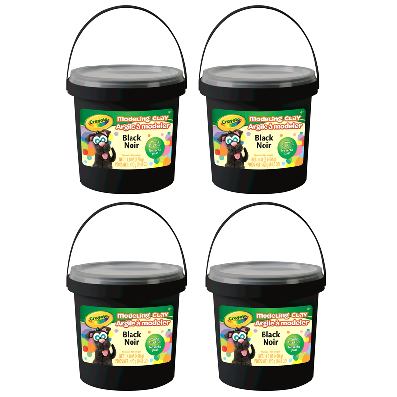 (4 Ea) 1 Lb Bucket Modeling Clay