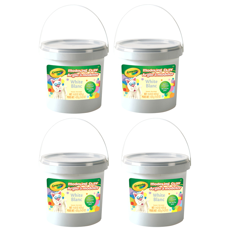 (4 Ea) 1 Lb Bucket Modeling Clay