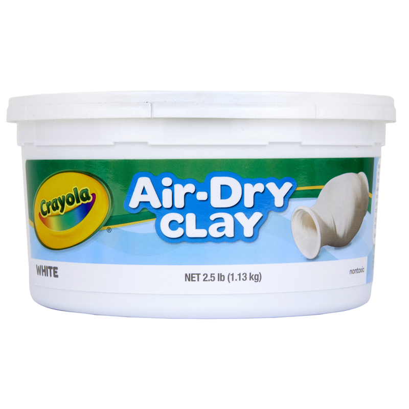 Crayola Air Dry Clay 2.5 Lbs White