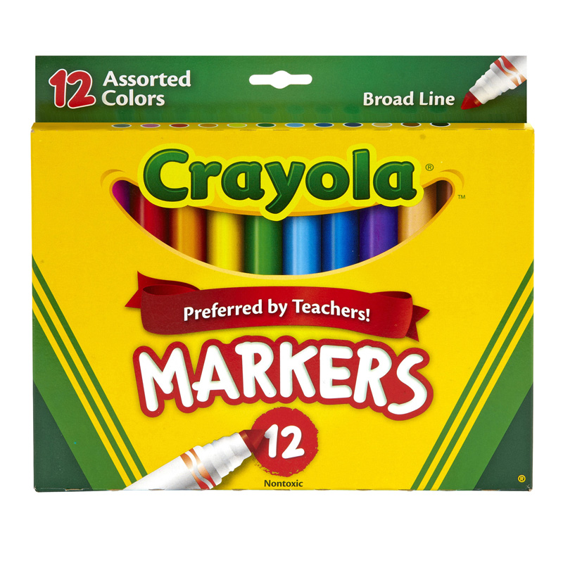 Crayola Markers 12ct Asst Colors
