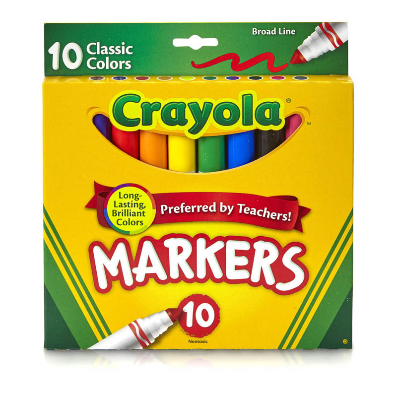 Crayola Broad Line Markers 10ct