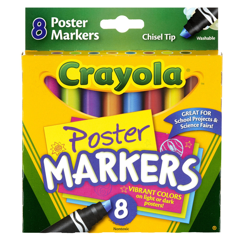 (6 Bx) Crayola 8ct Per Bx Poster