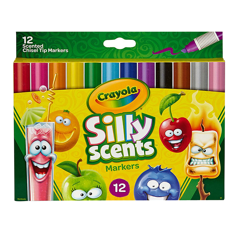 Crayola Silly Scent 12pk Chisel Tip