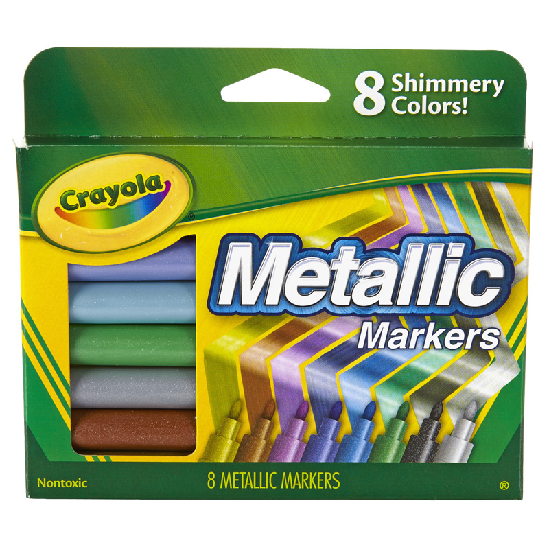 Crayola Metallic Markers 8 Colors