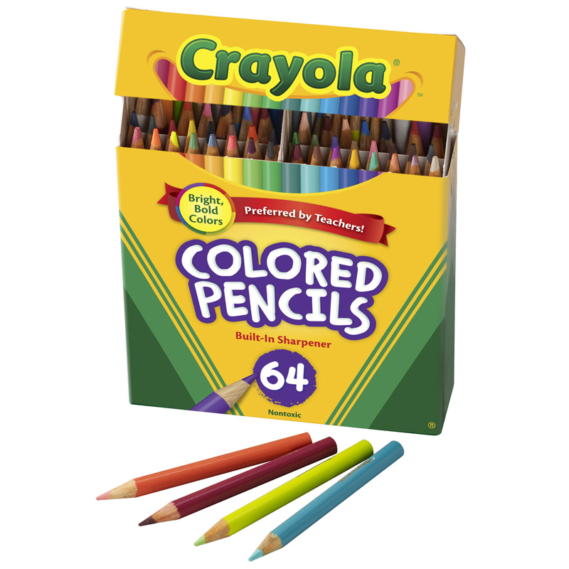Crayola Colored Pencils 64 Count