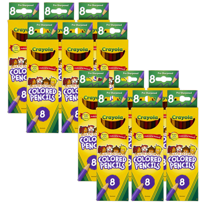 (12 Bx) Crayola Multicultural 8ct