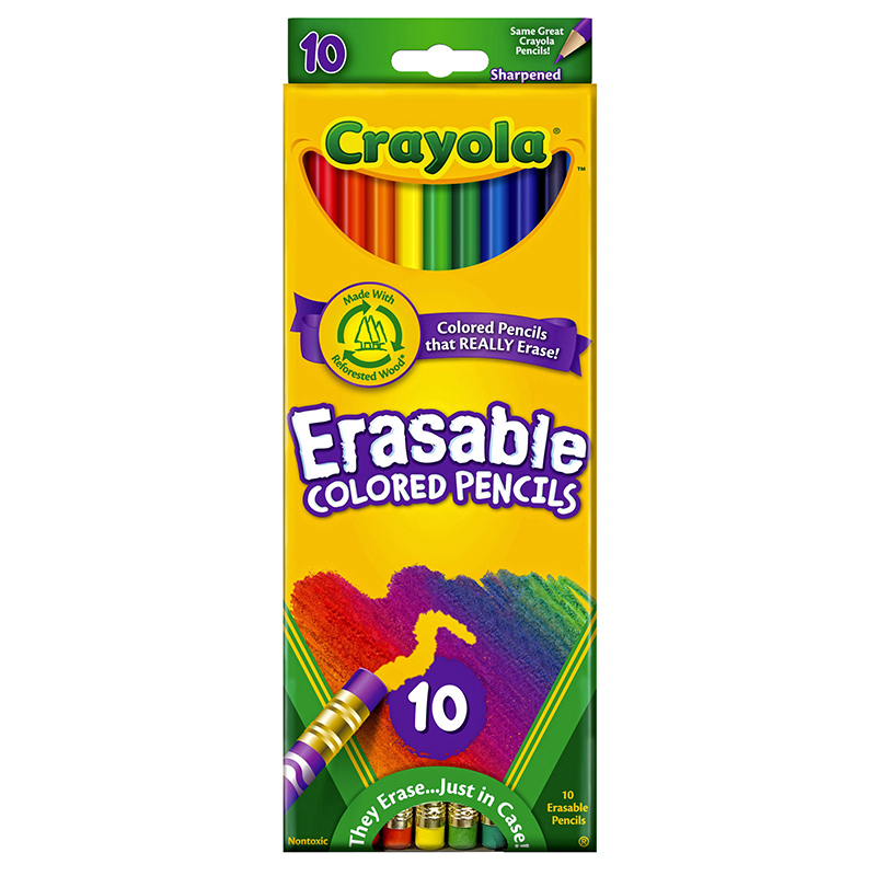 Erasable Colored Pencils 10 Color