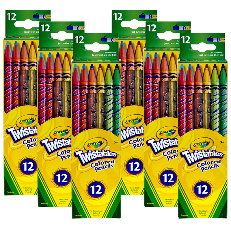 (6 Bx) Crayola Twistables 12ct Per