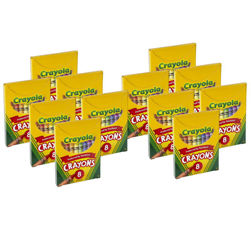 (12 Bx) Crayola Large Size Tuck Box