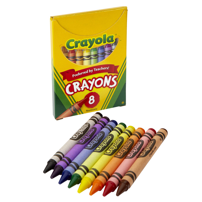 Crayola Large Size Tuck Box 8pk