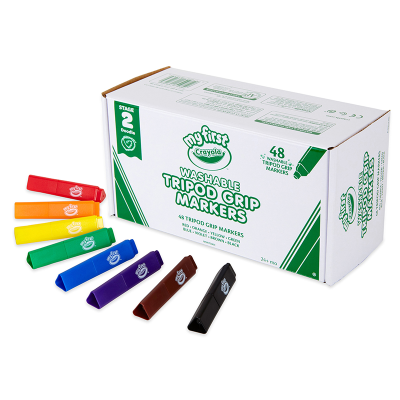Crayola Classpk Tripod Grip Markers