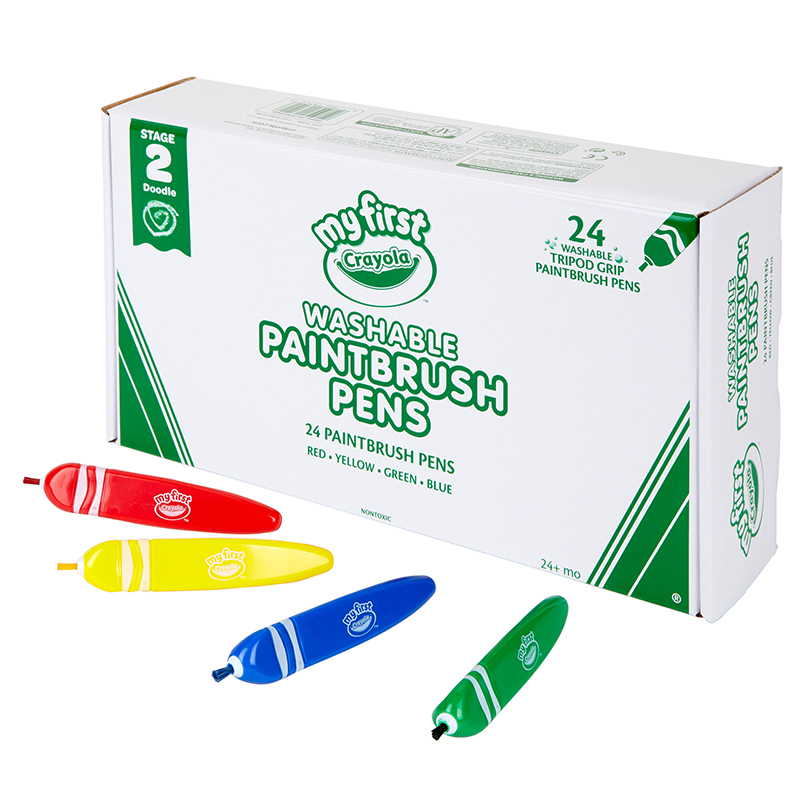 Classpk Tripod Paintbrush Pens