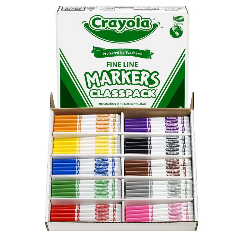 Crayola Classpack Markers 200 Ct