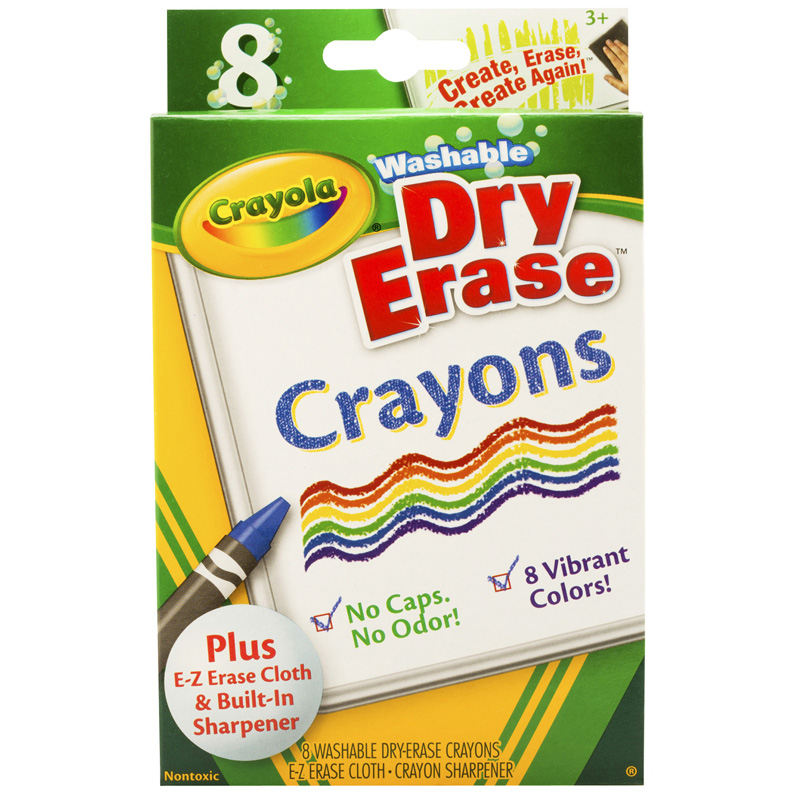 Crayola Dry Erase Crayons 8 Count