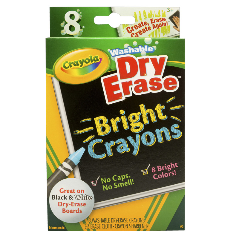Crayola Dry Erase Bright 8 Count