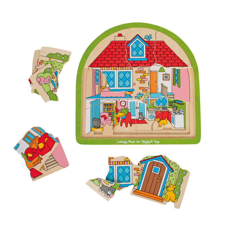 Multi-Layer House Puzzle