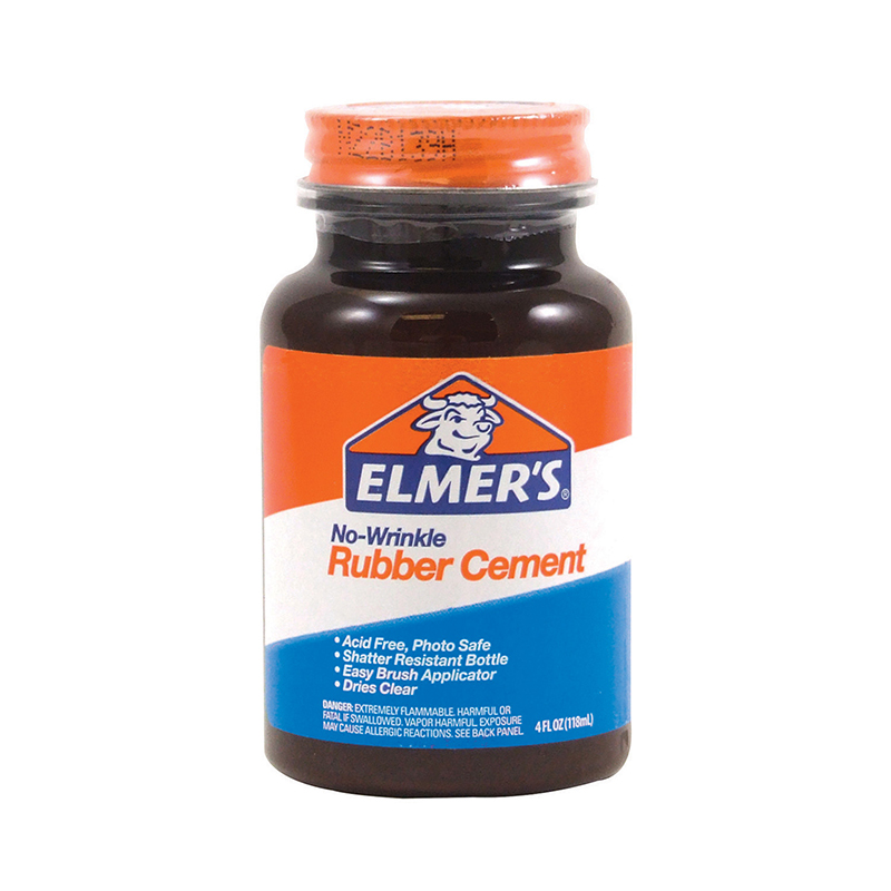 Elmers Rubber Cement 4 Oz