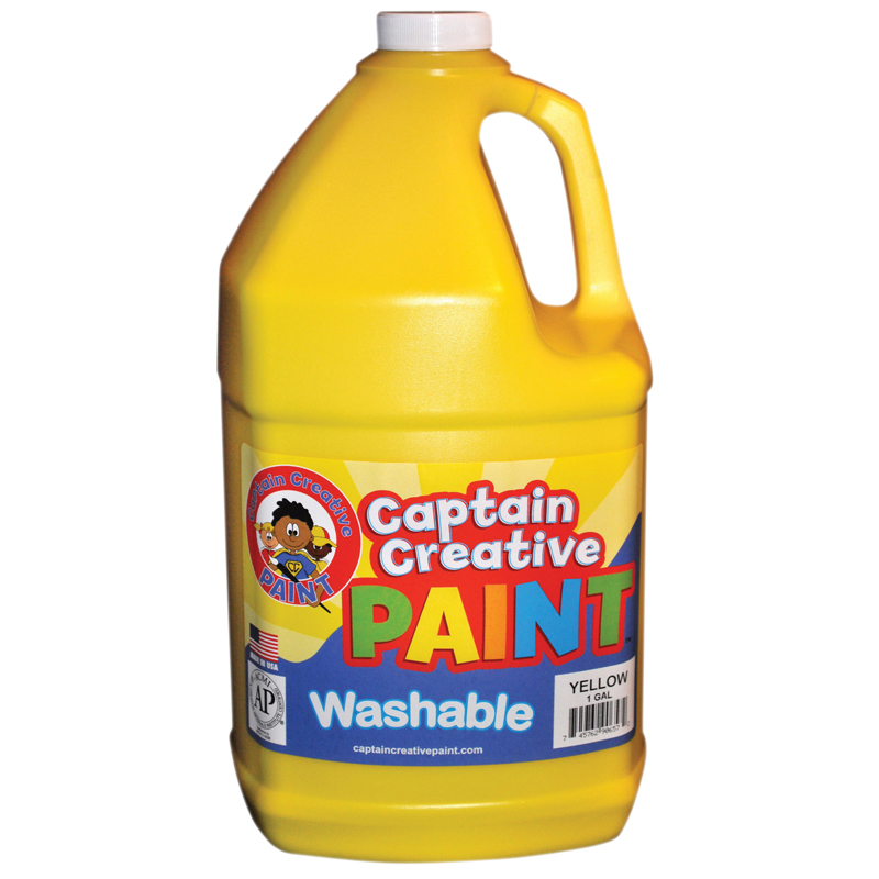 Yellow Gallon Washable Paint By
