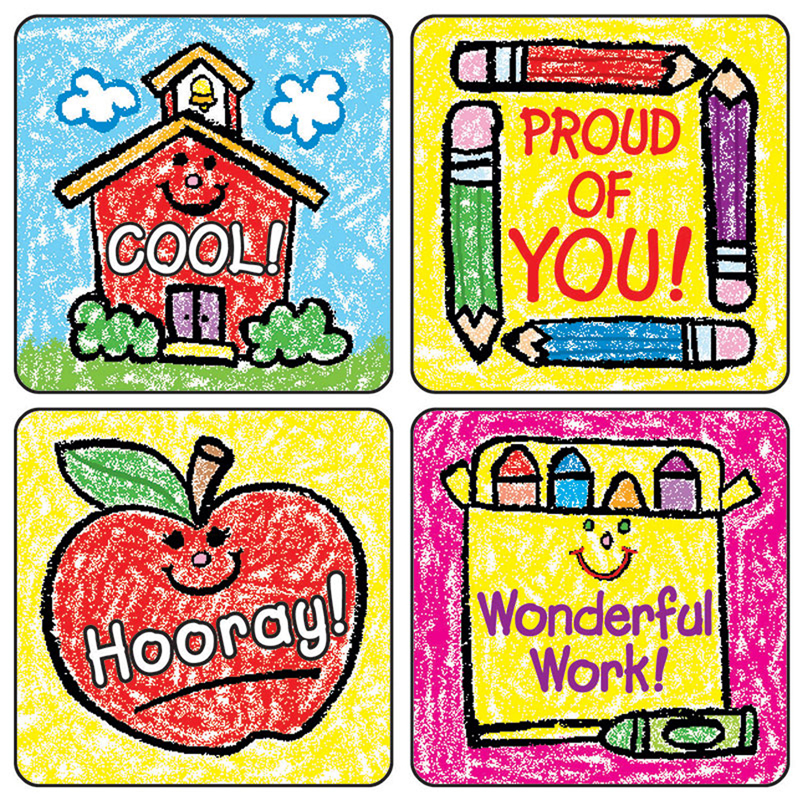 Stickers School Days Kid- 120/Pk