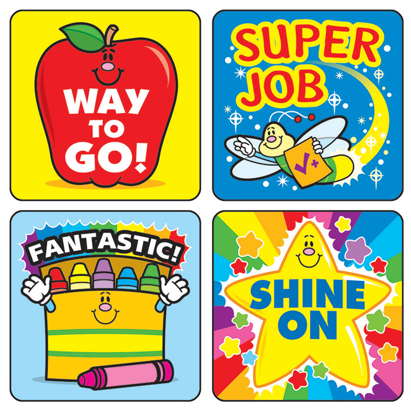 Stickers Winning Words 120/Pk Acid