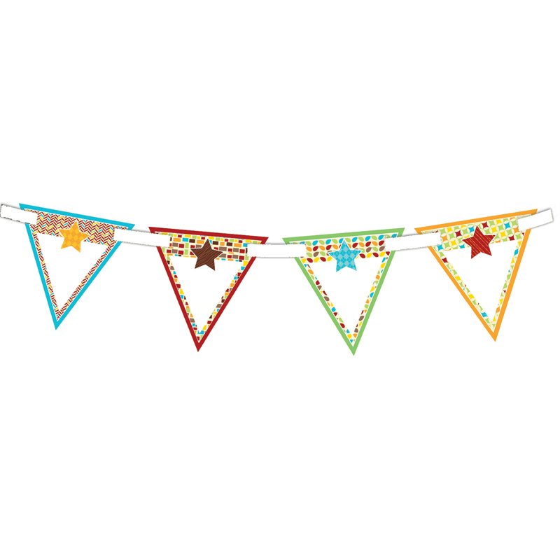 Hipster Bunting Banner