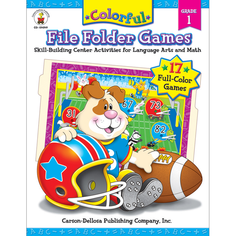 Colorful File Folder Games Gr 1